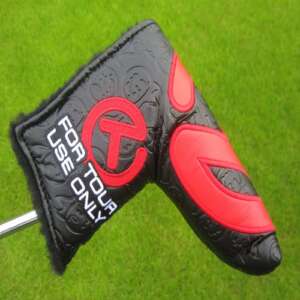 Scotty Cameron Tour Only “Hot Head Harry” Black & Red Industrial Circle T Blade Headcover